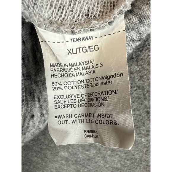 Under Armour Project Rock Short Sleeve Hoodie Men Size XL Gray Bull Logo Big Hit - Picture 7 of 11